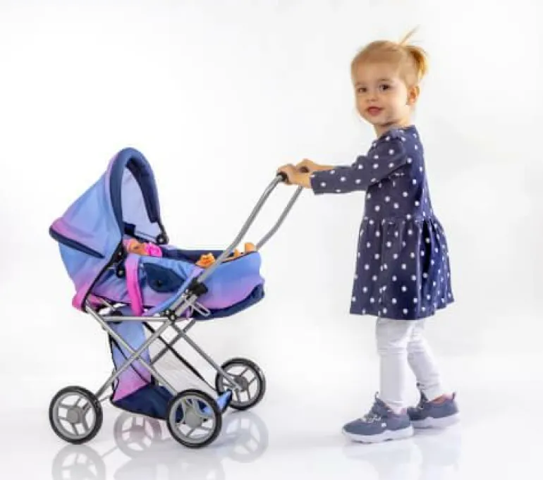 Puppenwagen 61x35x65 cm