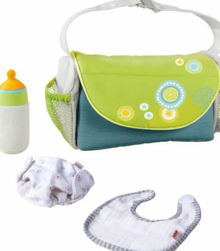 Puppen-Wickeltasche Sommerwiese