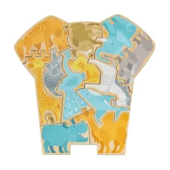 Puzzle 2 in1, Elefant