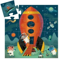 Puzzle: Rakete, 16 Teile