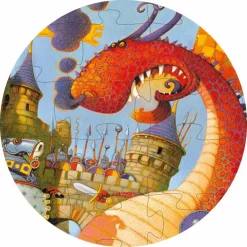 Puzzle: Vaillant und der Drache, 54 Teile