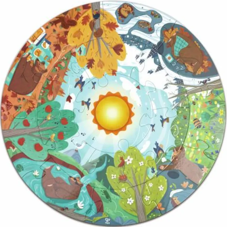 Puzzle "Vier Jahreszeiten"