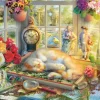 Puzzlezeit mit Katze - Puzzle 1000 Teile