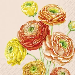RANUNCULUS Rose Lunch-Servietten L1030950