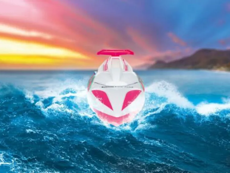 RC Boat Spring Tide Pink, Revell Control Ferngeste
