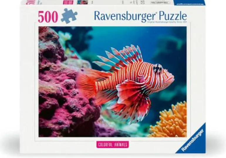 Red Lionfish - Puzzle 500 Teile