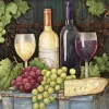 RED AND WHITE WINE Cocktail-Servietten C 999300