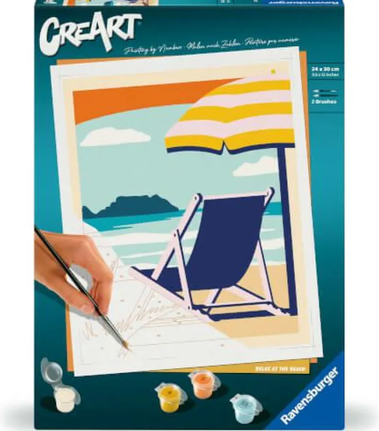 Relax at the Beach - Malen nach Zahlen