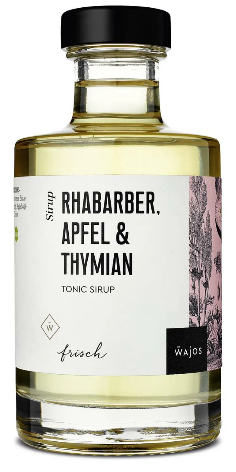 Rhabarber, Apfel & Thymian - Tonic Sirup 200ml