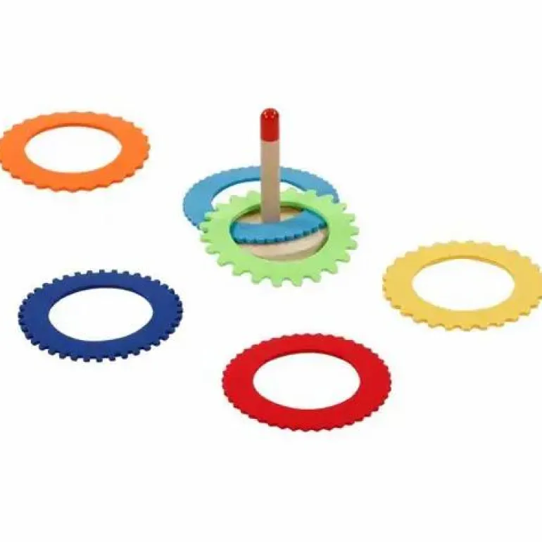 Ringwurfspiel mit 6 Filzringen