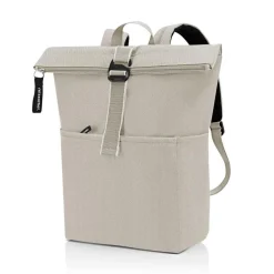 Rolltop Backpack Herringbone Sand Rucksack