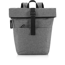 Rolltop backpack twist silver Rucksack