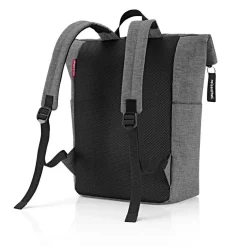 Rolltop backpack twist silver Rucksack