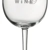Rotweinglas „Save water drink wine"