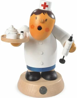 Räuchermann Krankenschwester, 13x16cm