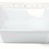 Salatschale eckig klein 22 cm Kurland Blanc Nouvea