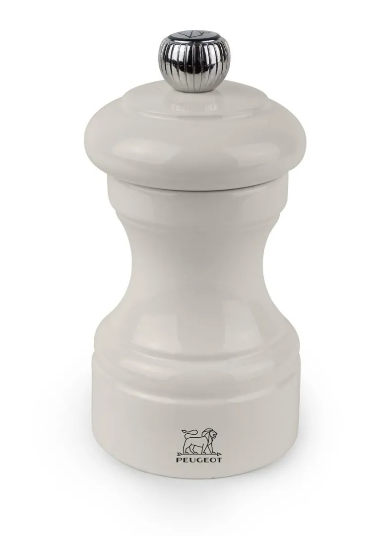 Salzmühle Bistro Holz Elfenbein 10 cm