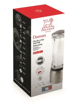 Salzmühle Daman Edelstahl/Acryl U'Select 16 Cm