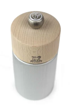 Salzmühle Line Aluminium/Natur 12 cm