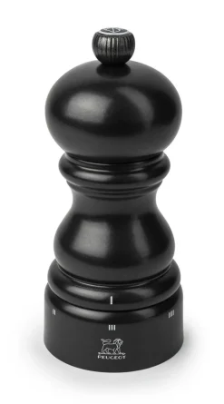 Salzmühle Paris Holz Satinschwarz USelect 12 cm