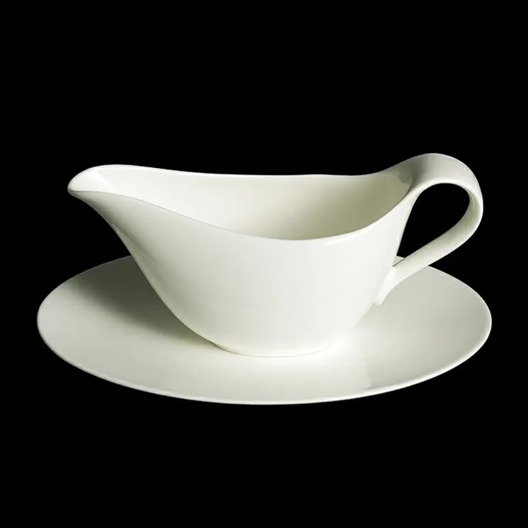 Sauciere Unterteller 0,45 l Fine Dining Weiss Fine