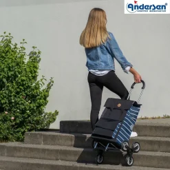 Scala Treppensteiger Shopper Jella blau