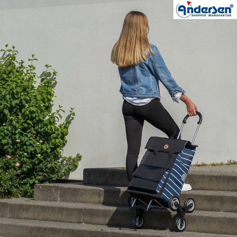 Scala Treppensteiger Shopper Jella blau