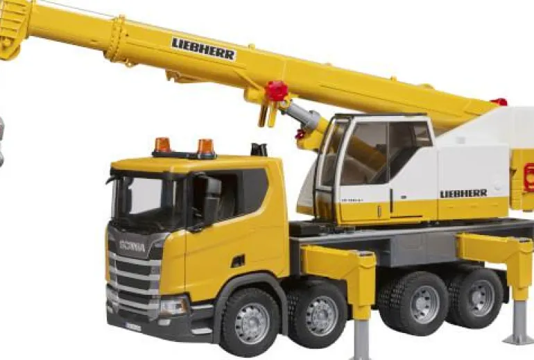 Scania Super 560R Liebherr Kran-LKW mit Licht+Soun