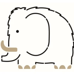 Schablonen: Dinosaurier