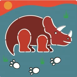 Schablonen: Dinosaurier