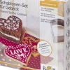 Schablonen-Set, Herz, 7tlg, Ausstechform
