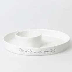 Schale „Das Leben ist ein Fest", Ø:25cm, H.5cm