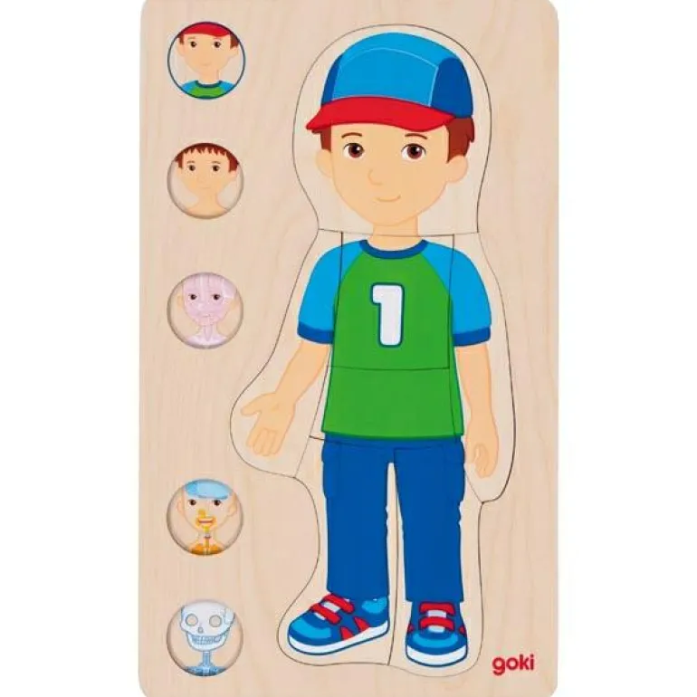 Schichtenpuzzle Junge