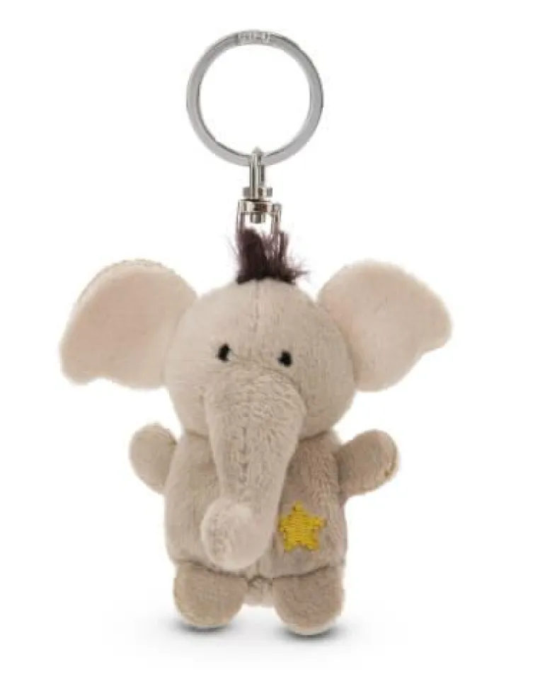 Schlüsselanhänger - Elefant mit Stern 5 cm