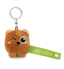 Schlüsselanhänger Bär - Viel Glück! 5 cm