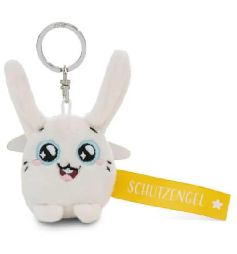 Schlüsselanhänger Hase - Schutzengel 5 cm