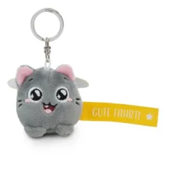 Schlüsselanhänger Katze - gute Fahrt! 5 cm