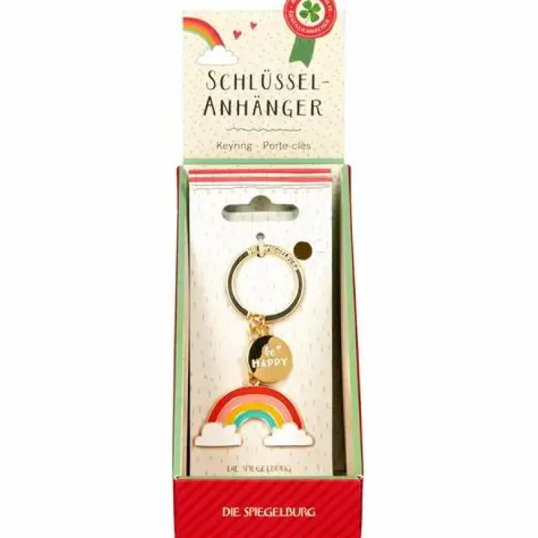 Schlüsselanhänger Regenbogen - Viel Glück