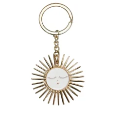 Schlüsselanhänger „Sun", Ø: 5cm
