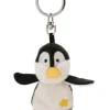 Schlüsselanhänger - Pinguin mit Stern 5 cm