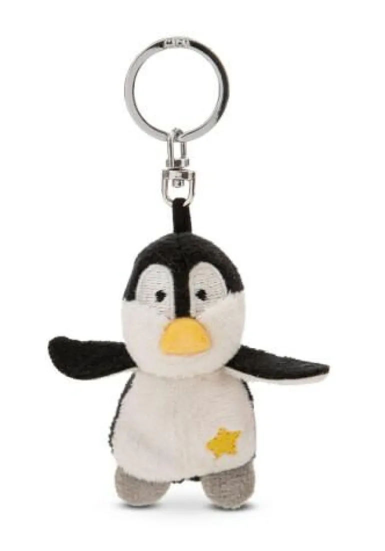 Schlüsselanhänger - Pinguin mit Stern 5 cm