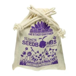 Schmetterlingswiese Samenbombe Jutebeutel