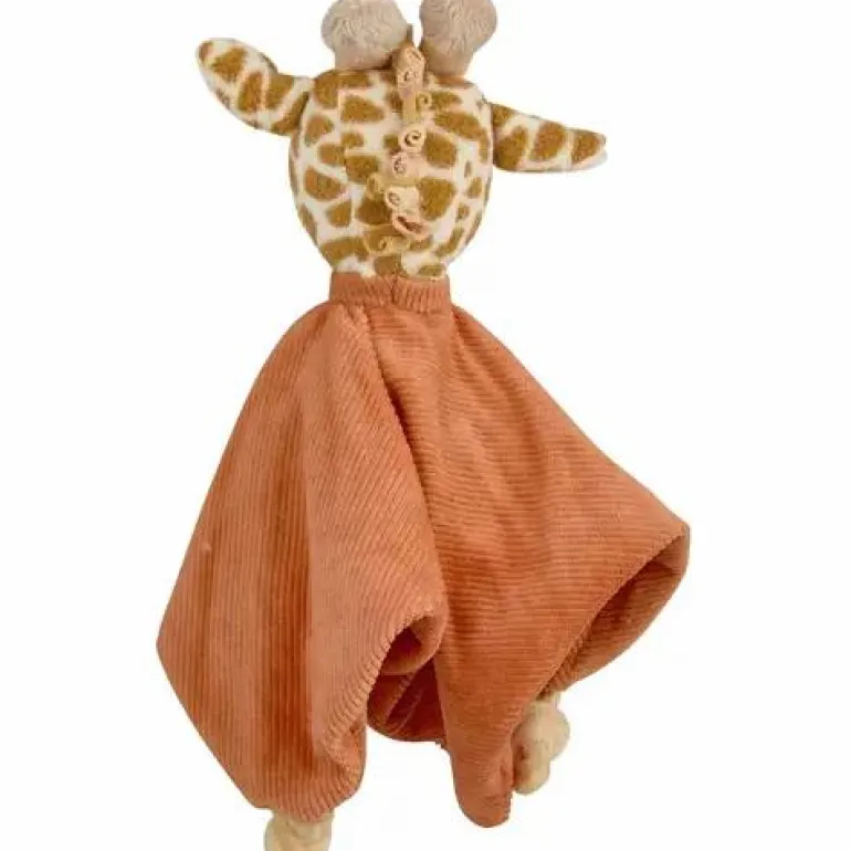 Schmusetuch M Giraffe Kaya, goldbraun