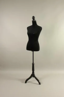 Schneiderbüste, Höhe verstellbar 130-165cm, schwar