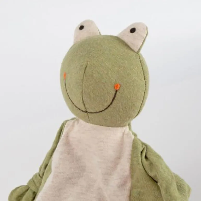 Schnuffeltuch Frosch Yellow