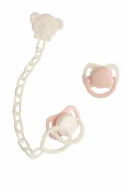 Schnuller Set rose 2teilig