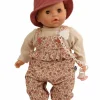 Schnullerbaby "Amy" Gr. 45 , Latzhose im Blumenmot