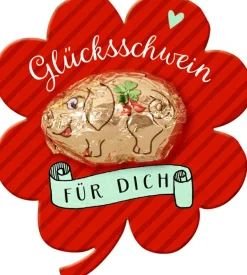 Schoko Glücksschwein Viel Glück