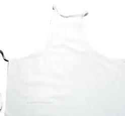 Schürze uni weiß
