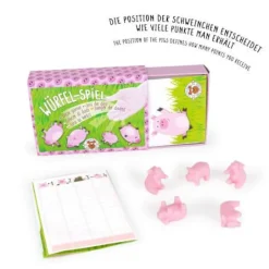Schweinchen - Würfelspiel 5er-Set